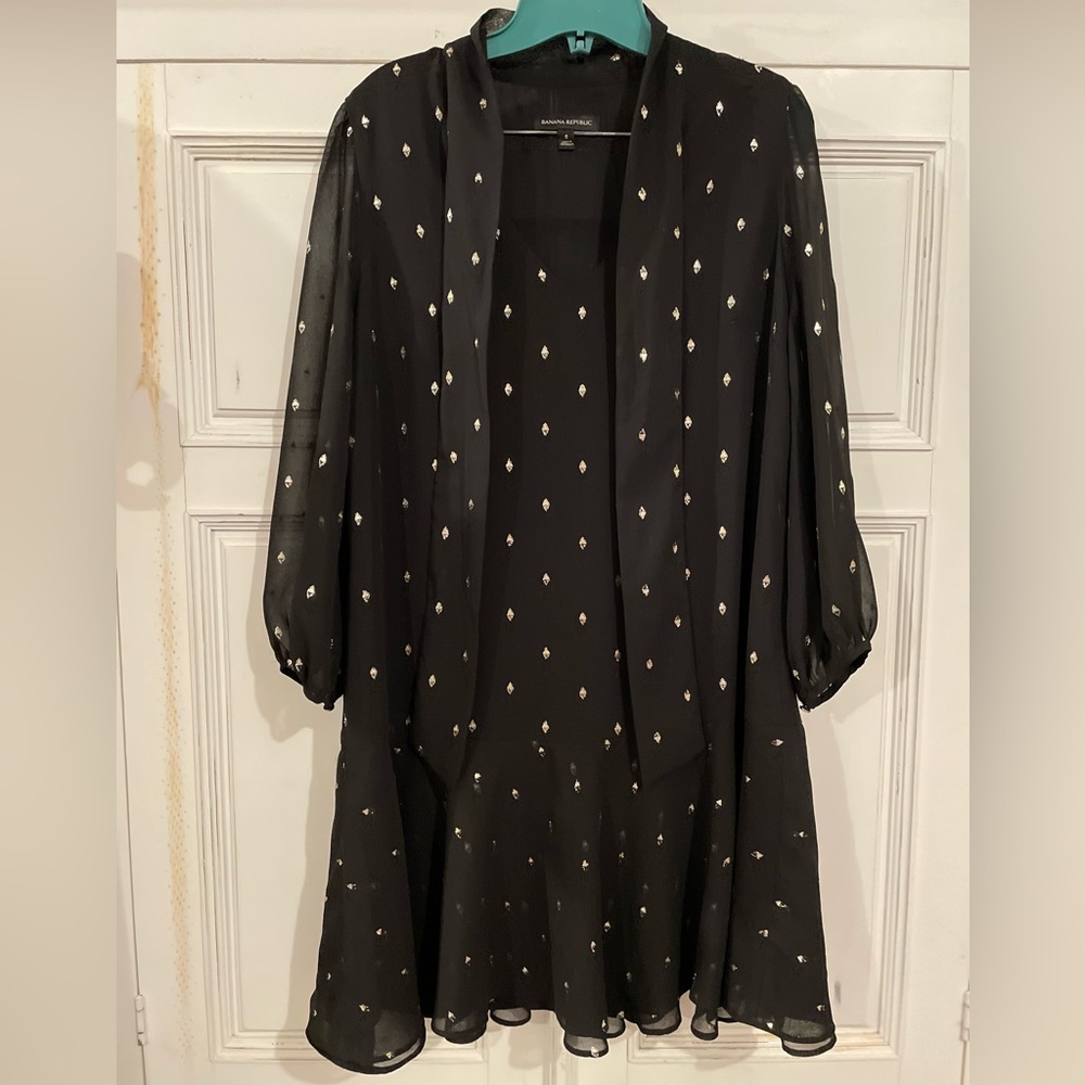 Banana Republic Dress (Size 8) (Black)